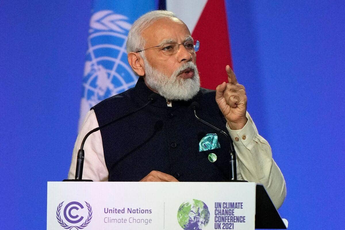 L&rsquo;Inde atteindra la neutralit&eacute; carbone en 2070, annonce Modi