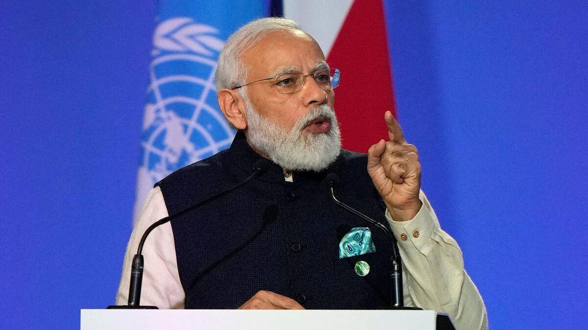 L’Inde atteindra la neutralité carbone en 2070, annonce Modi