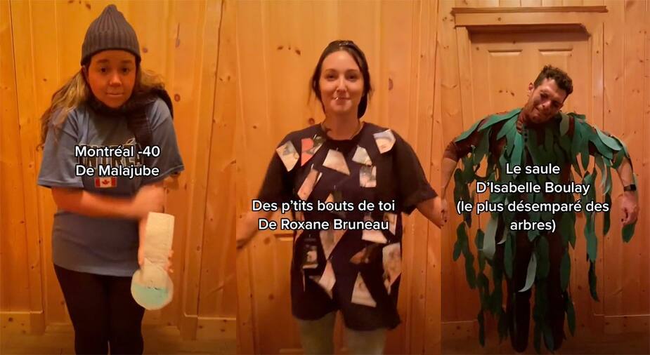 Image principale de l'article Un groupe se déguise en chansons québécoises