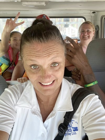 住在蒙特哥灣的魁北克導遊安妮·歐萊特 (Annie Ouellette) 希望颶風能夠平息。