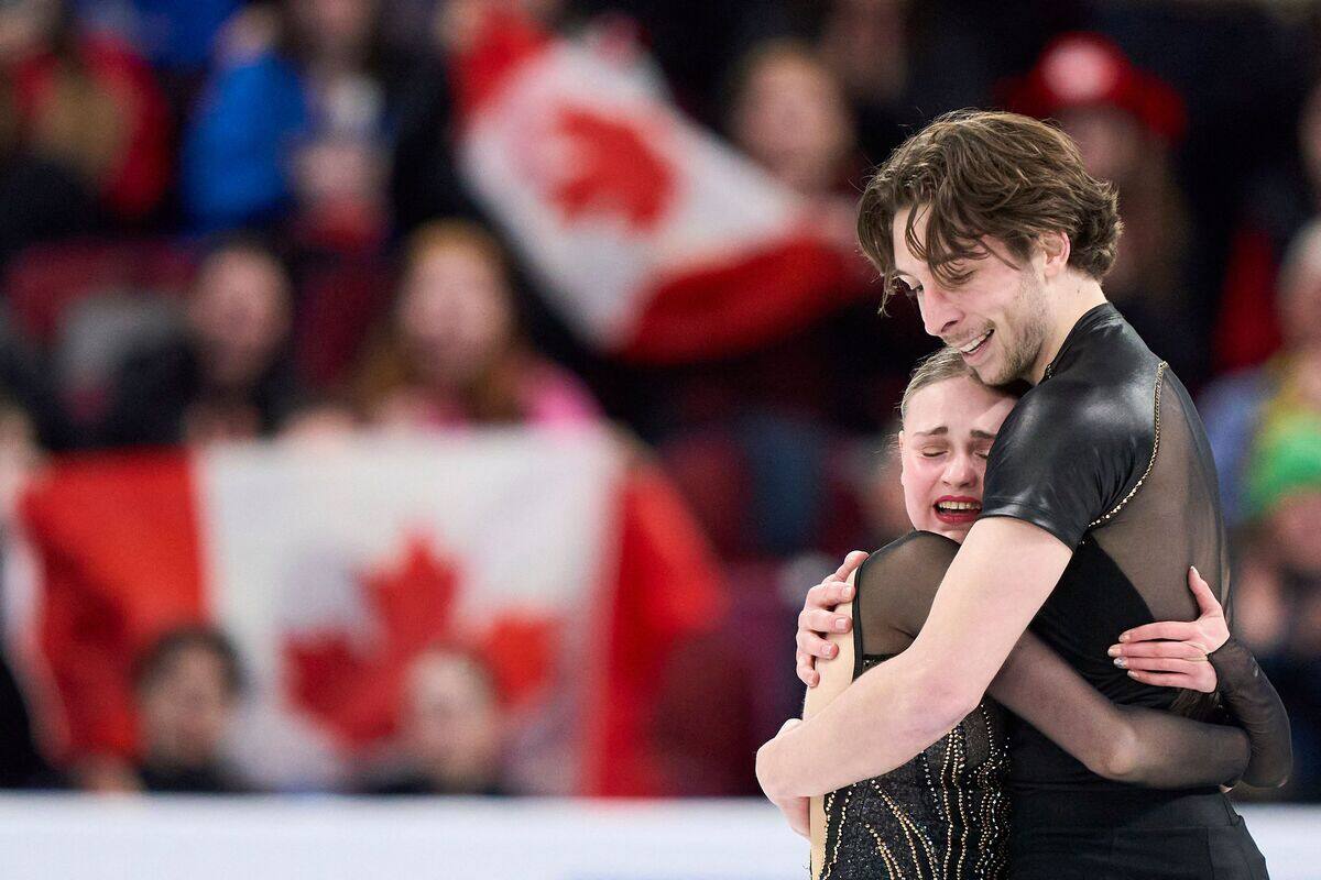 Des larmes pour grandmaman Patricia aux Championnats du monde de