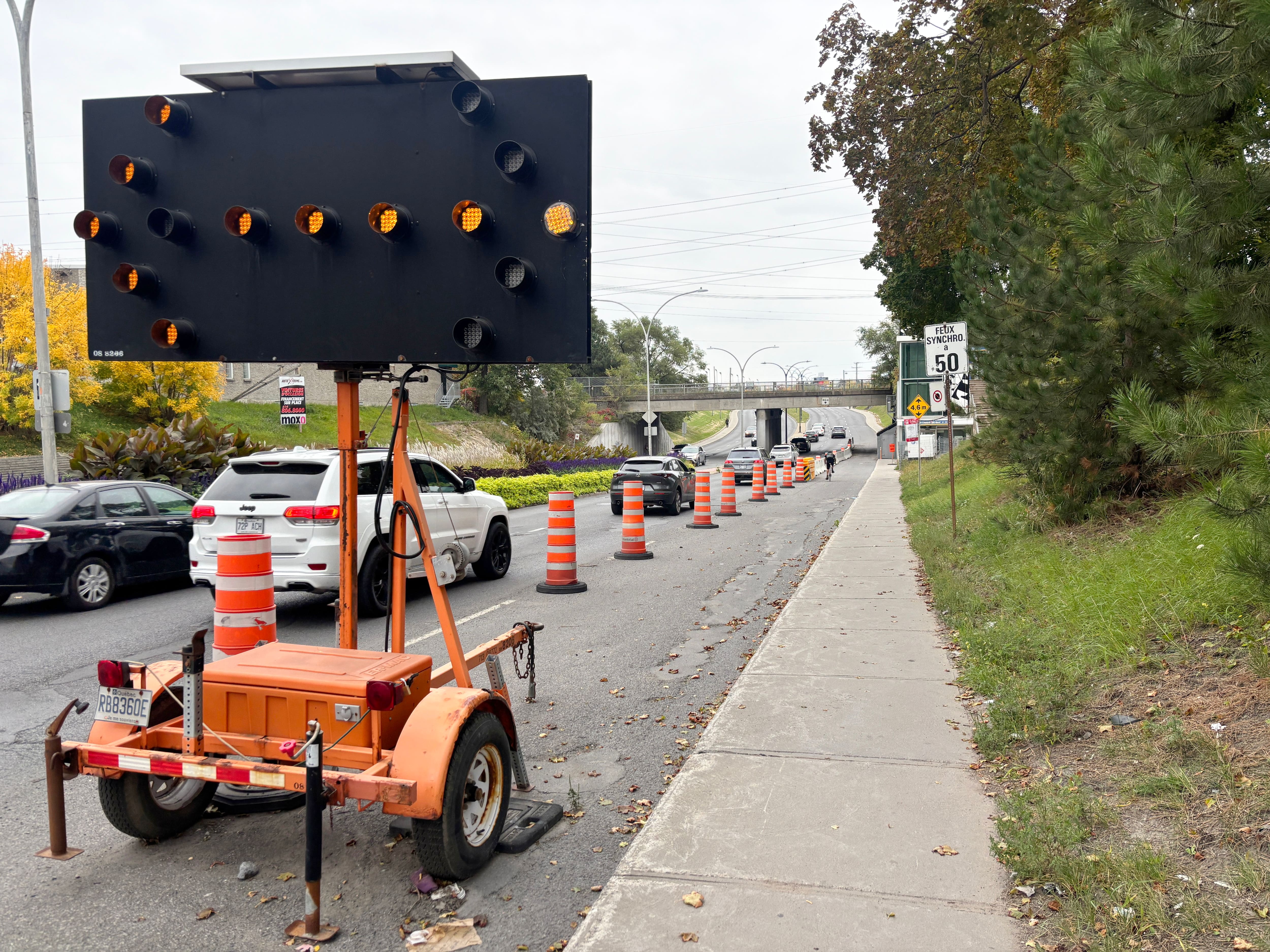 « Délai de livraison » de pièces: une entrave s'éternise depuis deux ans sur un boulevard de Montréal