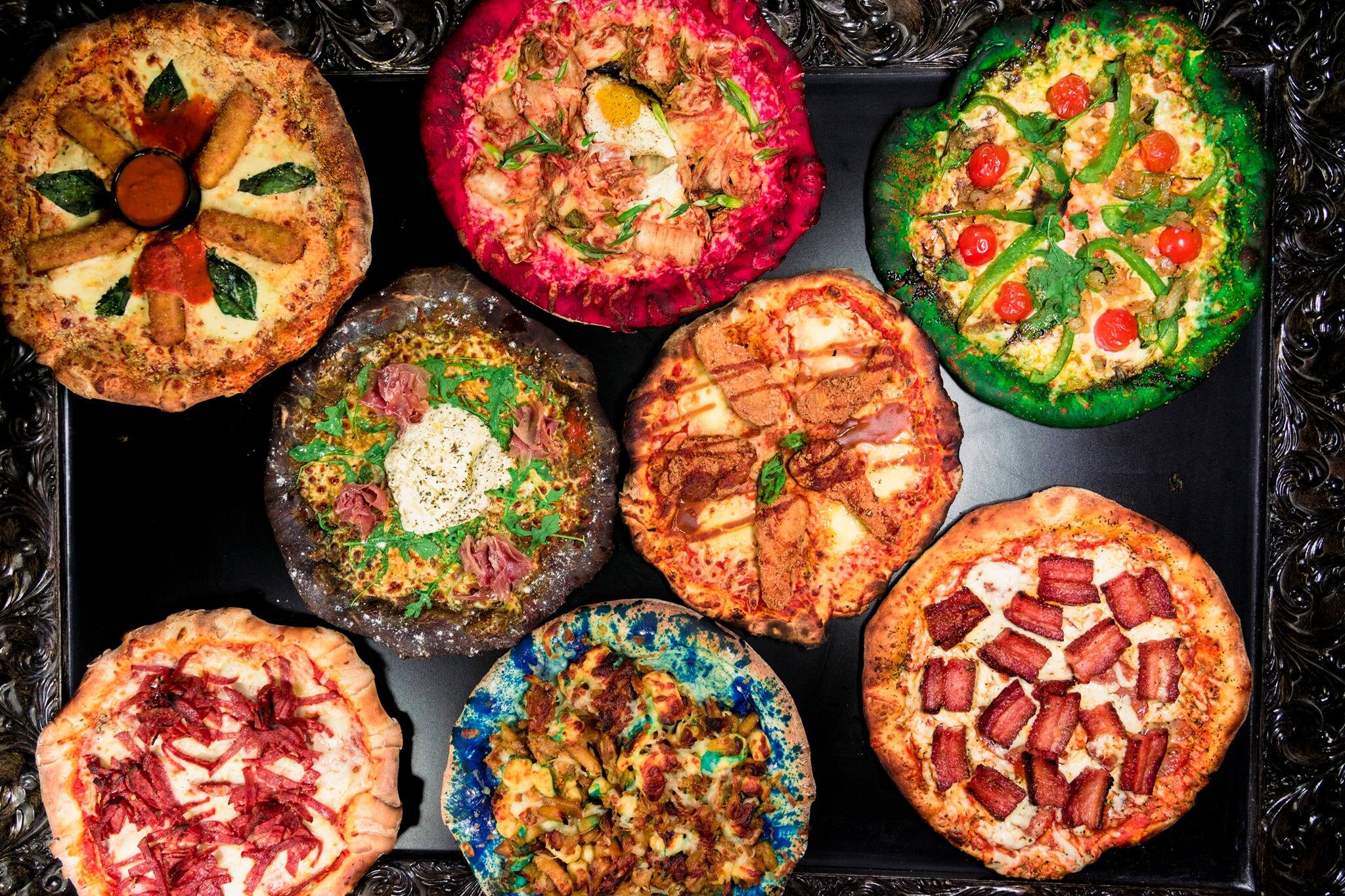 Un resto aux pizzas arc-en-ciel dans Hochelaga 