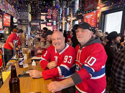 Bruno St-Pierre e Lambert Fontaine.