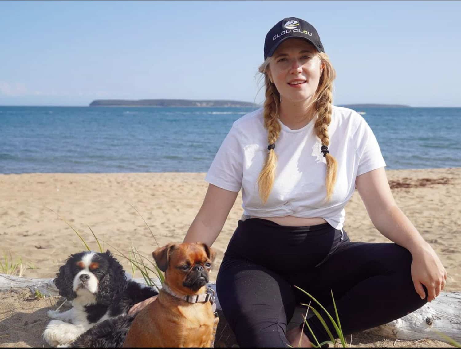 Un peu de repos sur la plage en compagnie de Chantal et Mike.
