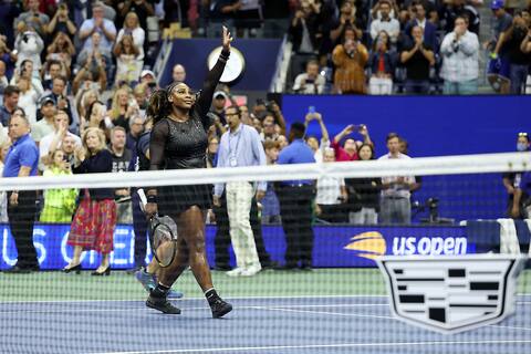 Serena Williams a tout donné sur le terrain principal du US Open vendredi soir.