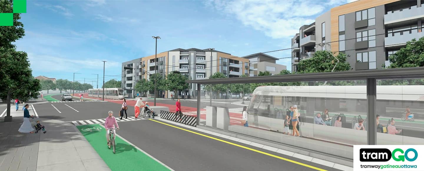 Québec veut réallouer des fonds pour le tramway de Gatineau vers la ligne bleue de Montréal