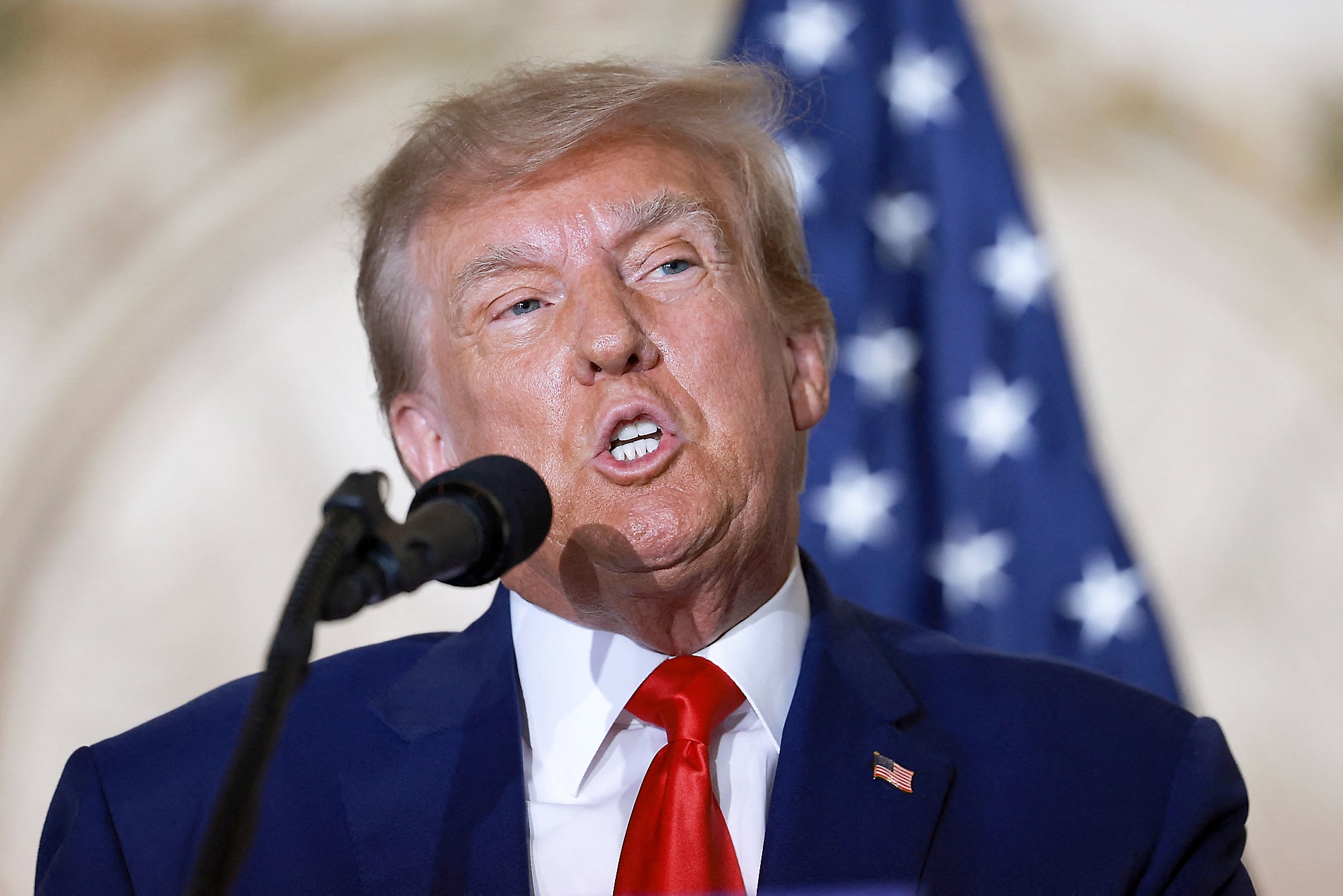 Historic look: A sensational and passionate speech for Donald Trump