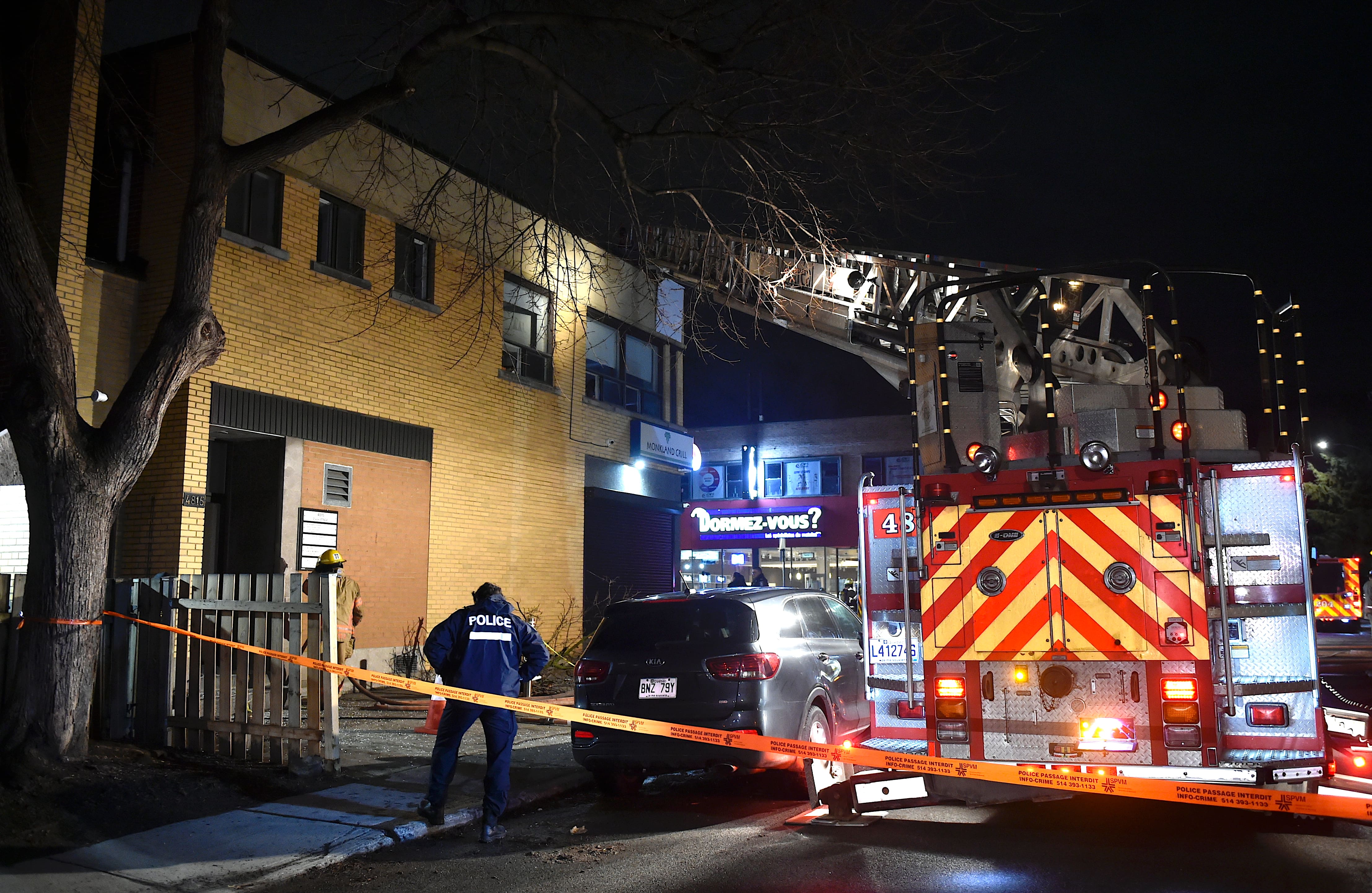 Un immeuble commercial visé par un incendie criminel dans NDG
