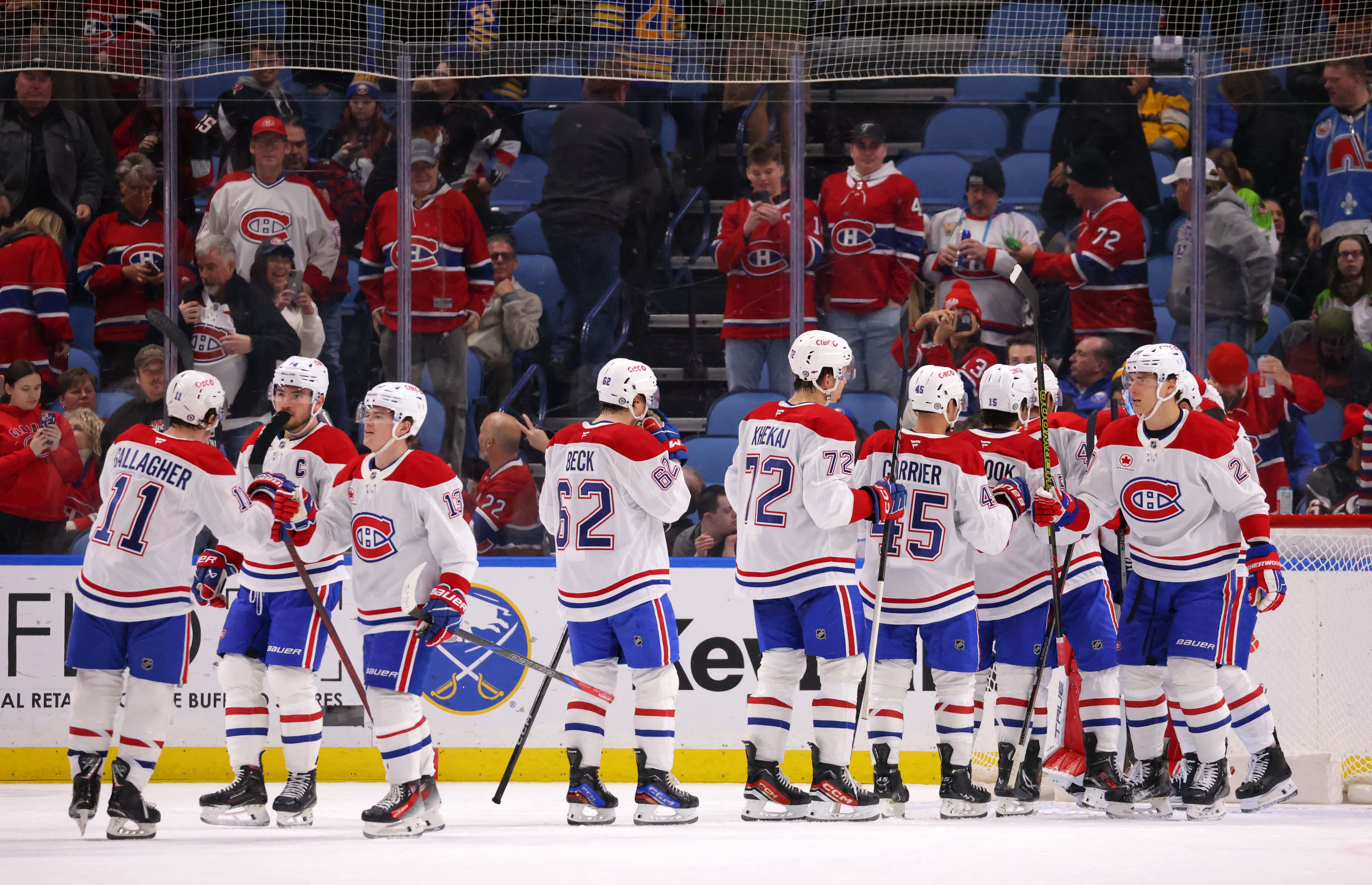 Le Canadien pode compter sur plusieurs partidários no KeyBank Center de Buffalo.