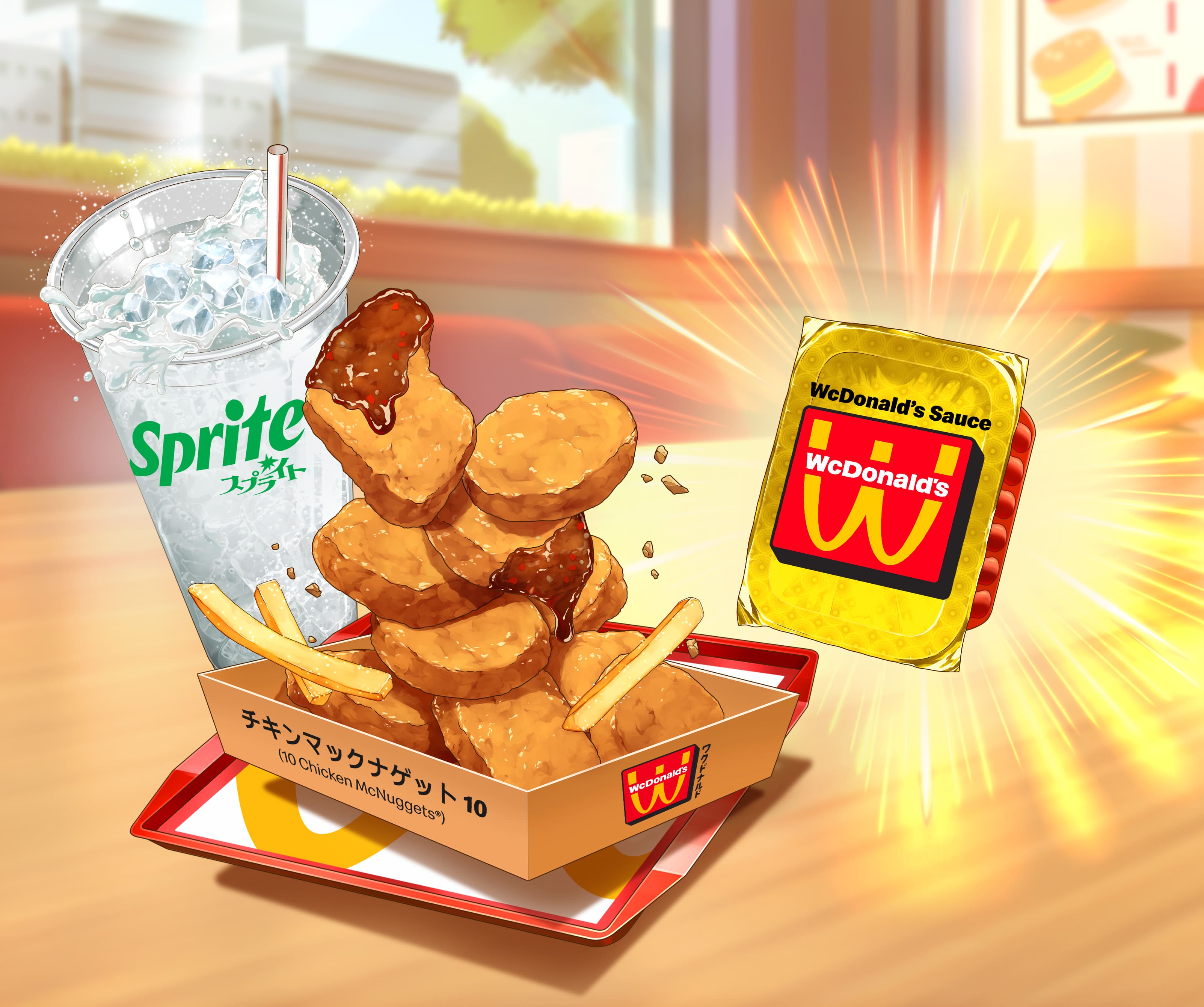 Anime & manga: McDo donne vie au célèbre restaurant fictif