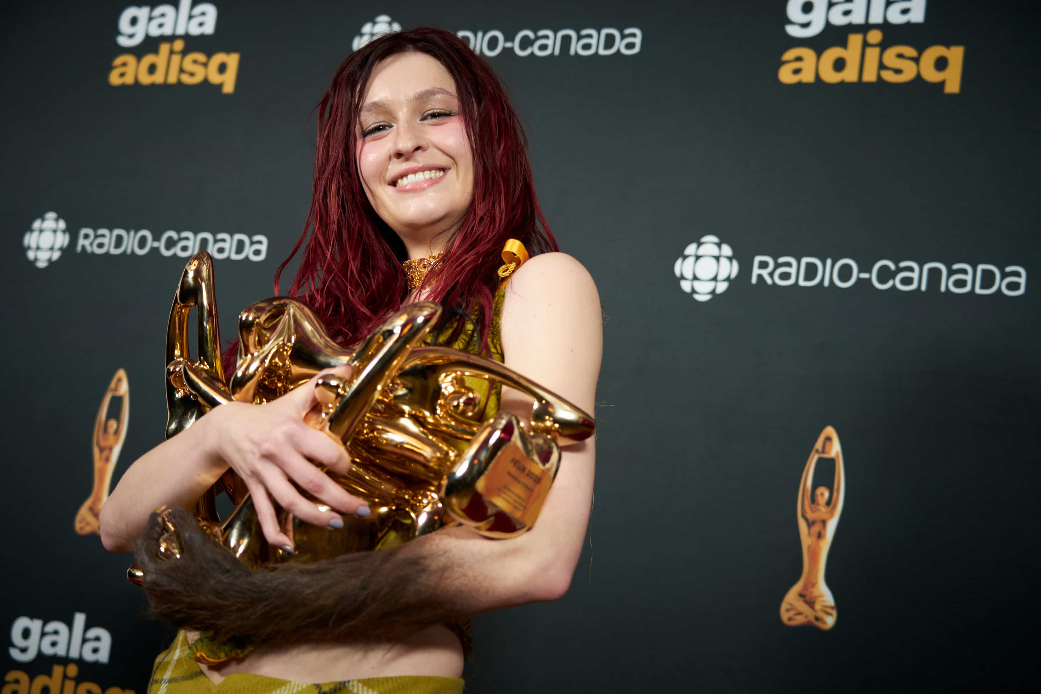 Lou-Adriane Cassidy au 47e Gala de l'ADISQ en novembre dernier.