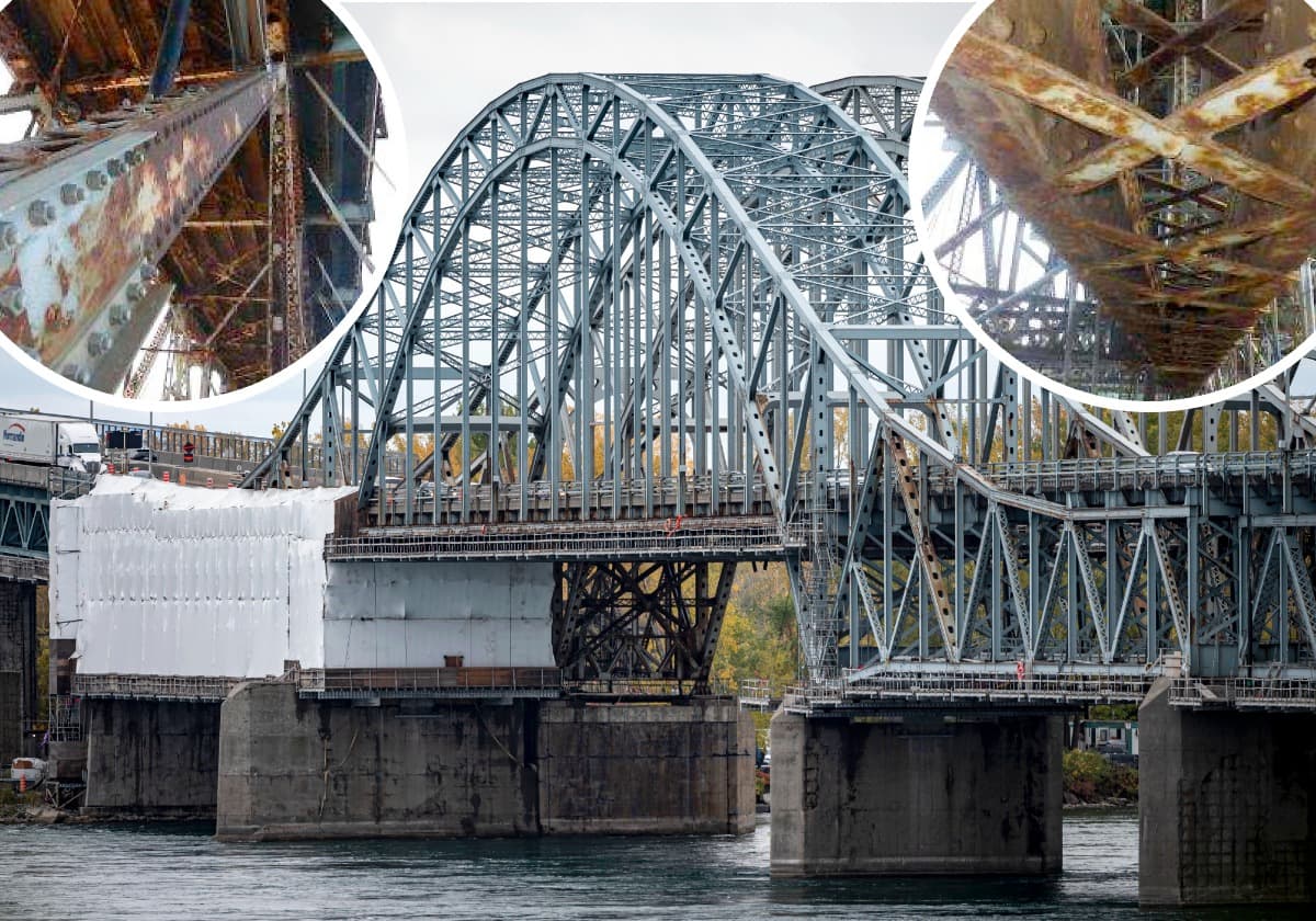 Des rapports inquiétants du ministère: le pont Honoré-Mercier grugé par la corrosion