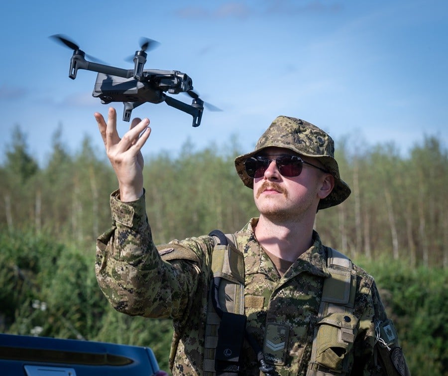 Un fournisseur officiel de drones des Forces armées canadiennes lié à Donald Trump Jr