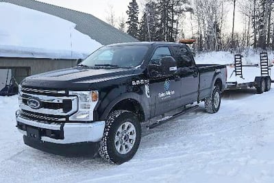 Saint-Bruno pick-up van