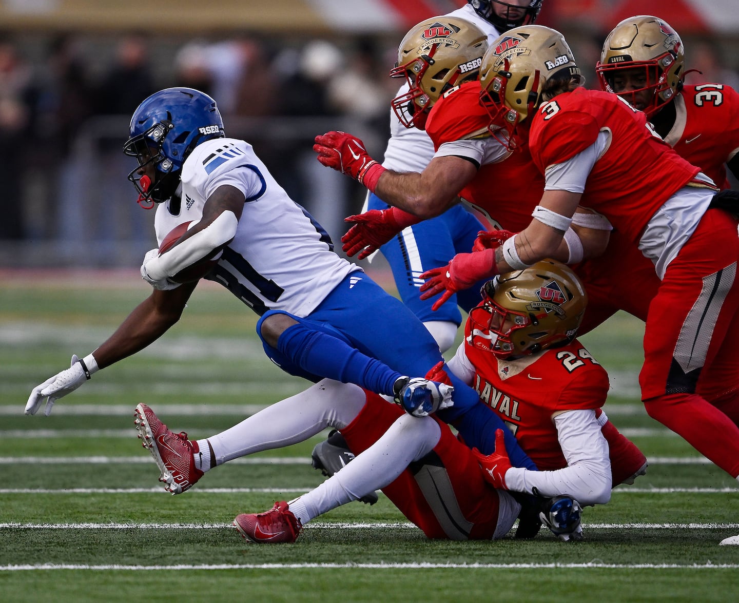 Les Carabins et le Rouge et Or s'affrontent ce samedi à Montréal