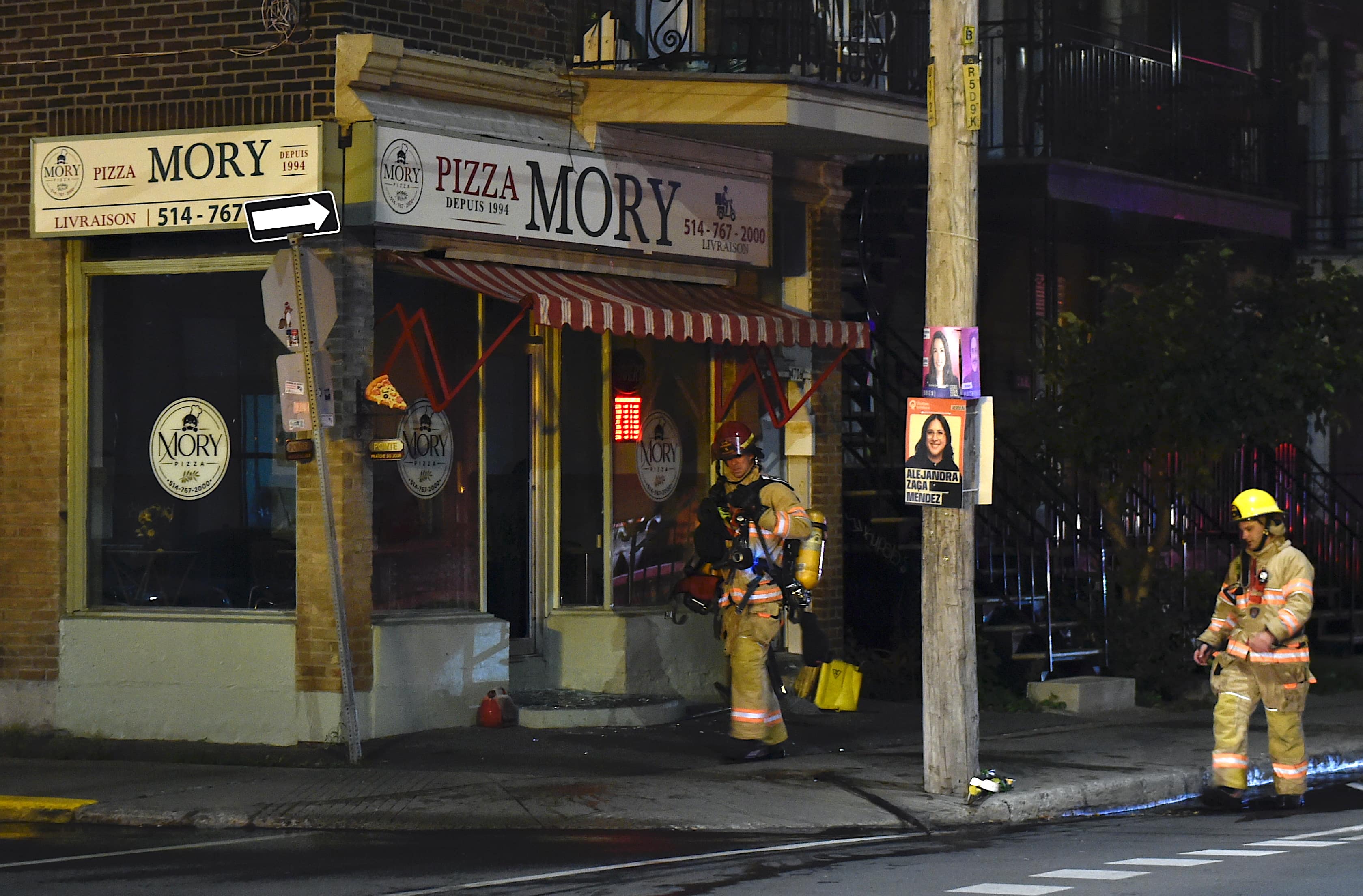 Une pizzéria visée par un incendie criminel