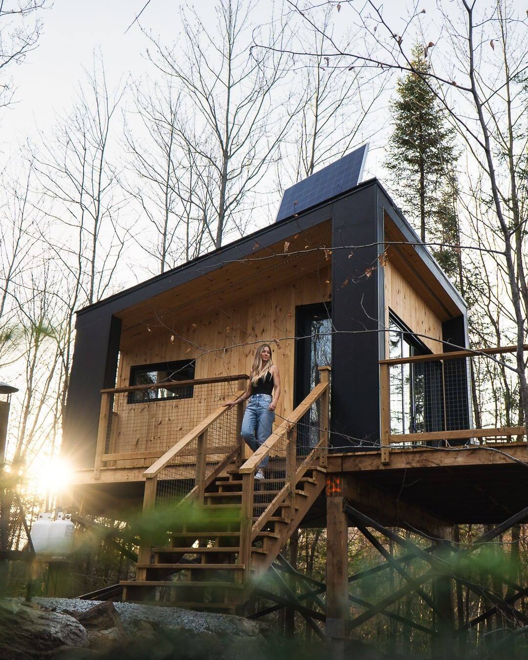 3 nouveaux mini-chalets en forêt à louer cet été