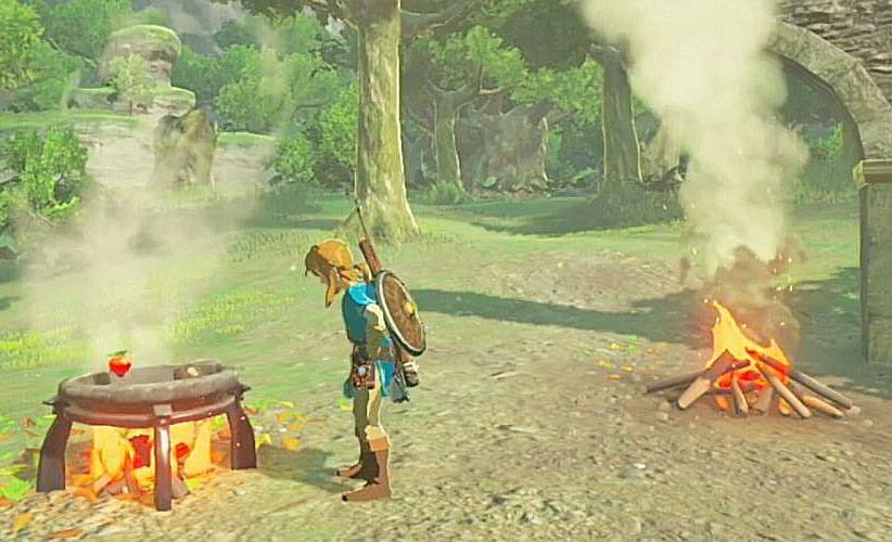 Zelda Breath Of The Wild Recettes Et Guide Pratique Pese Sur Start