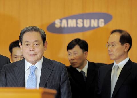 Samsung announces the death of its president, Lee Kun-hee