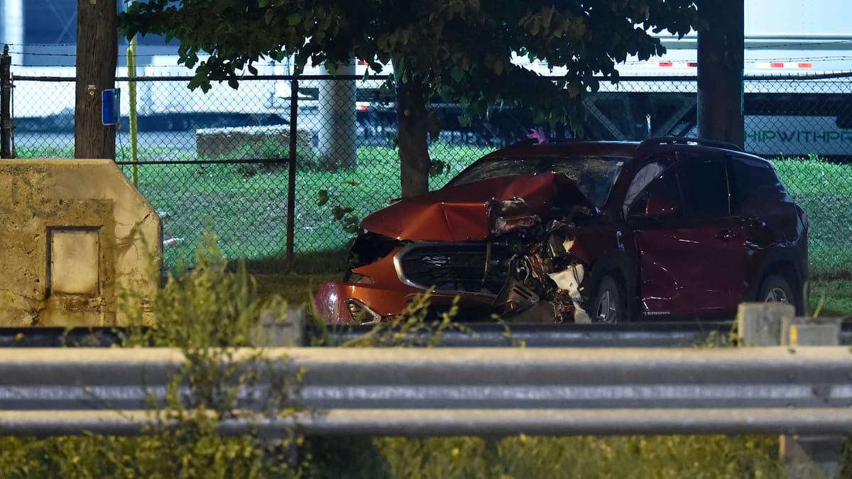 Lasalle : collision sur une bretelle d’accès du pont mercier