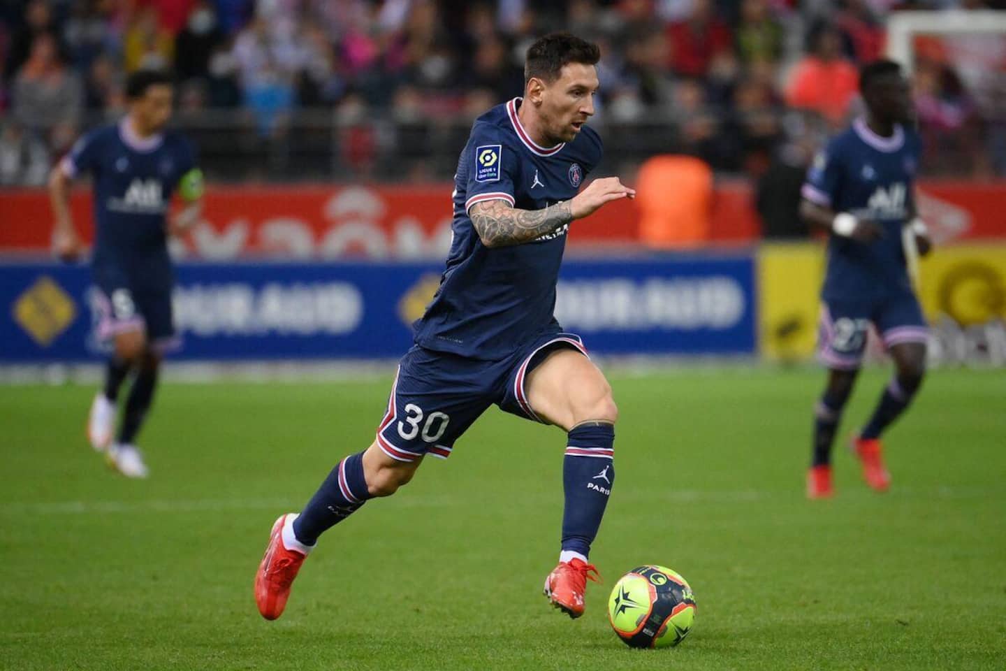 Reims c. Paris Saint-Germain: Messi a joué, Mbappé a marqué