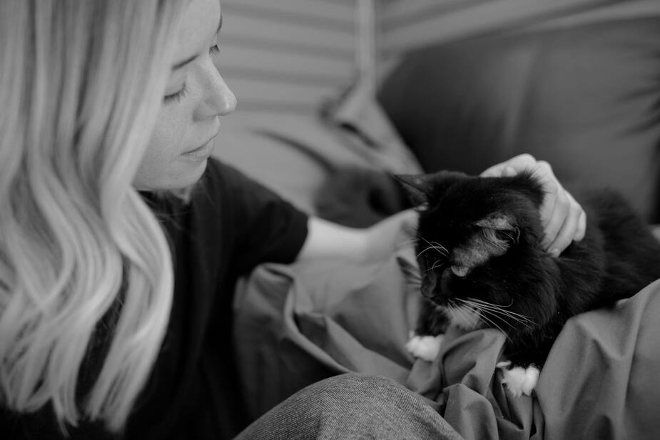 Image principale de l'article Sabrina a dû faire ses adieux à son chat