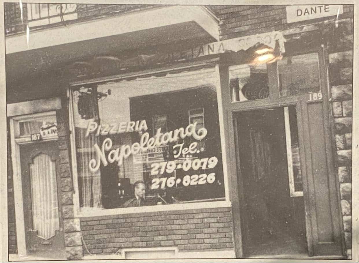 La Pizzeria Napoletana dans les années 60.