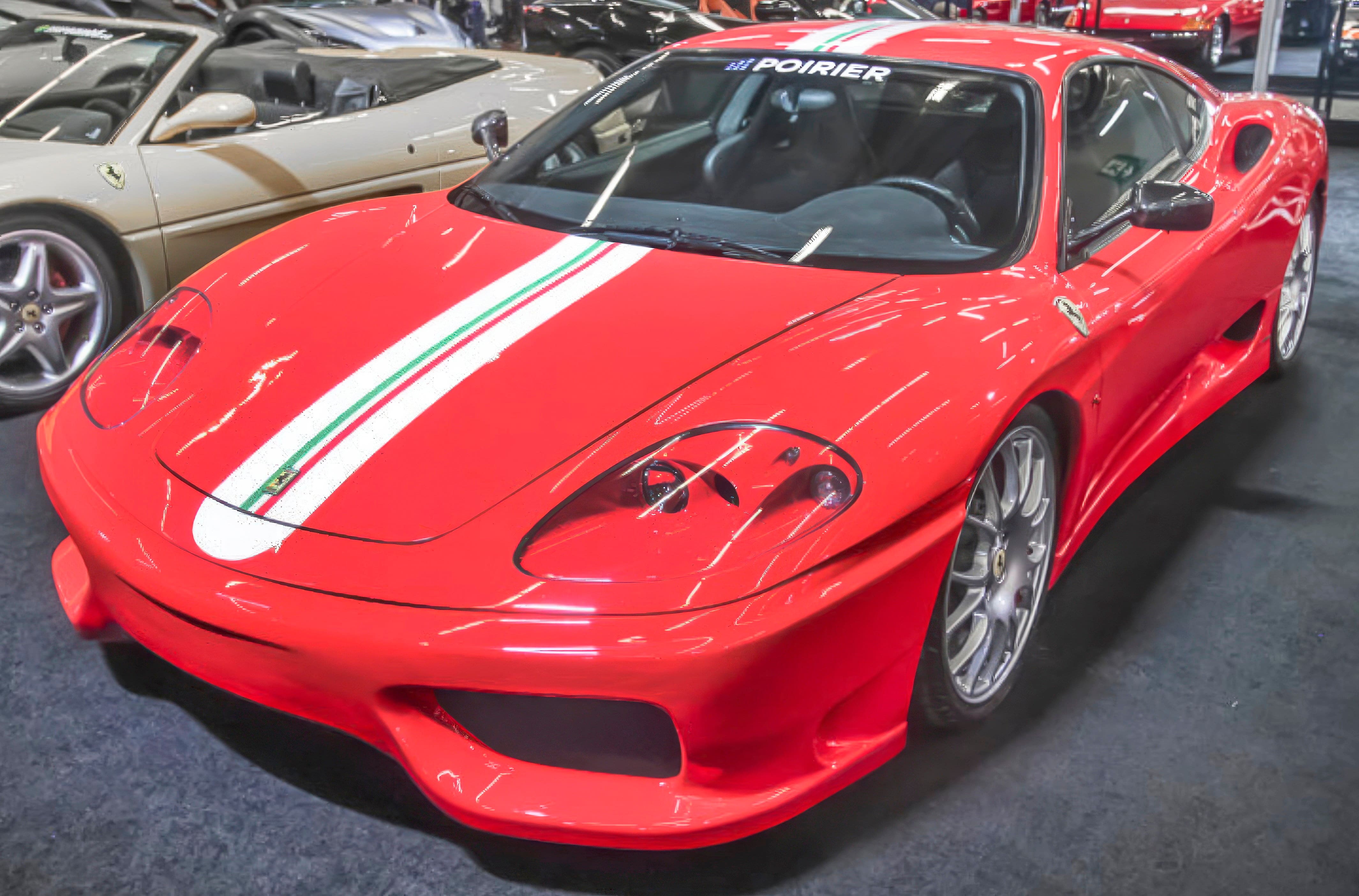 Une Ferrari 360 2004 de Luc Poirier.
