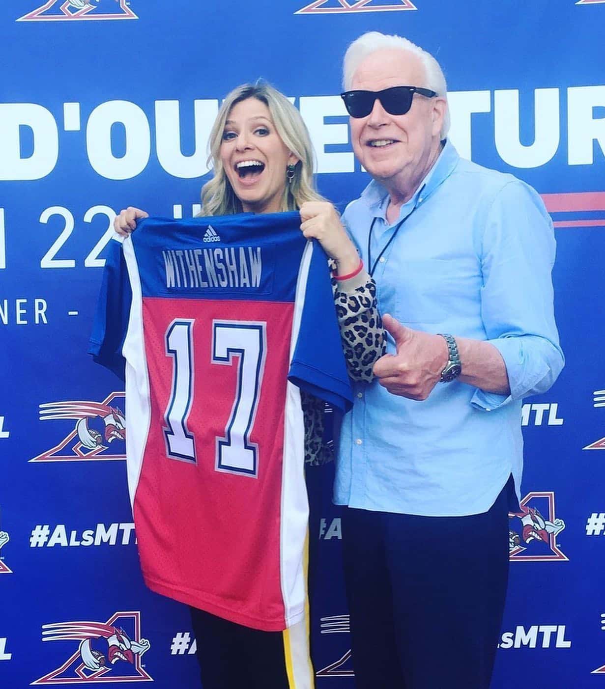 Anne-Marie Withenshaw est en deuil de son père