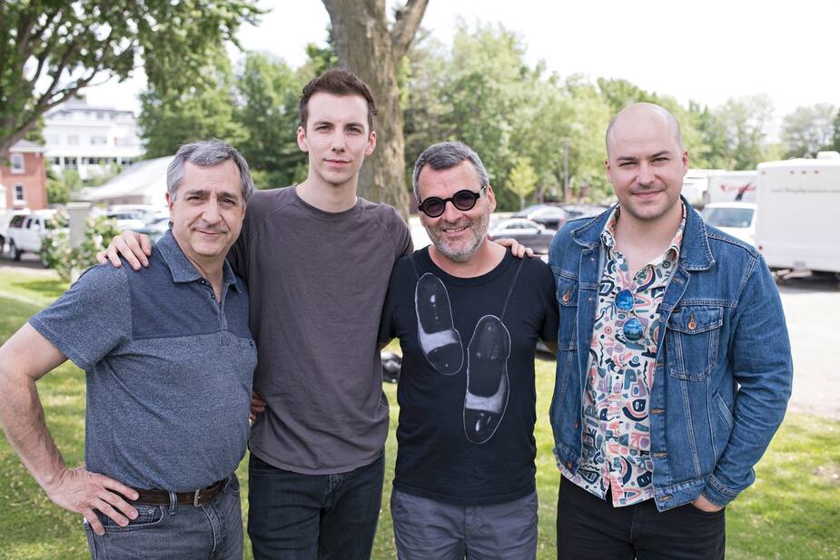 Martin Drainville, Pier-Luc Funk, Serge Boucher et Marc-André Grondin.