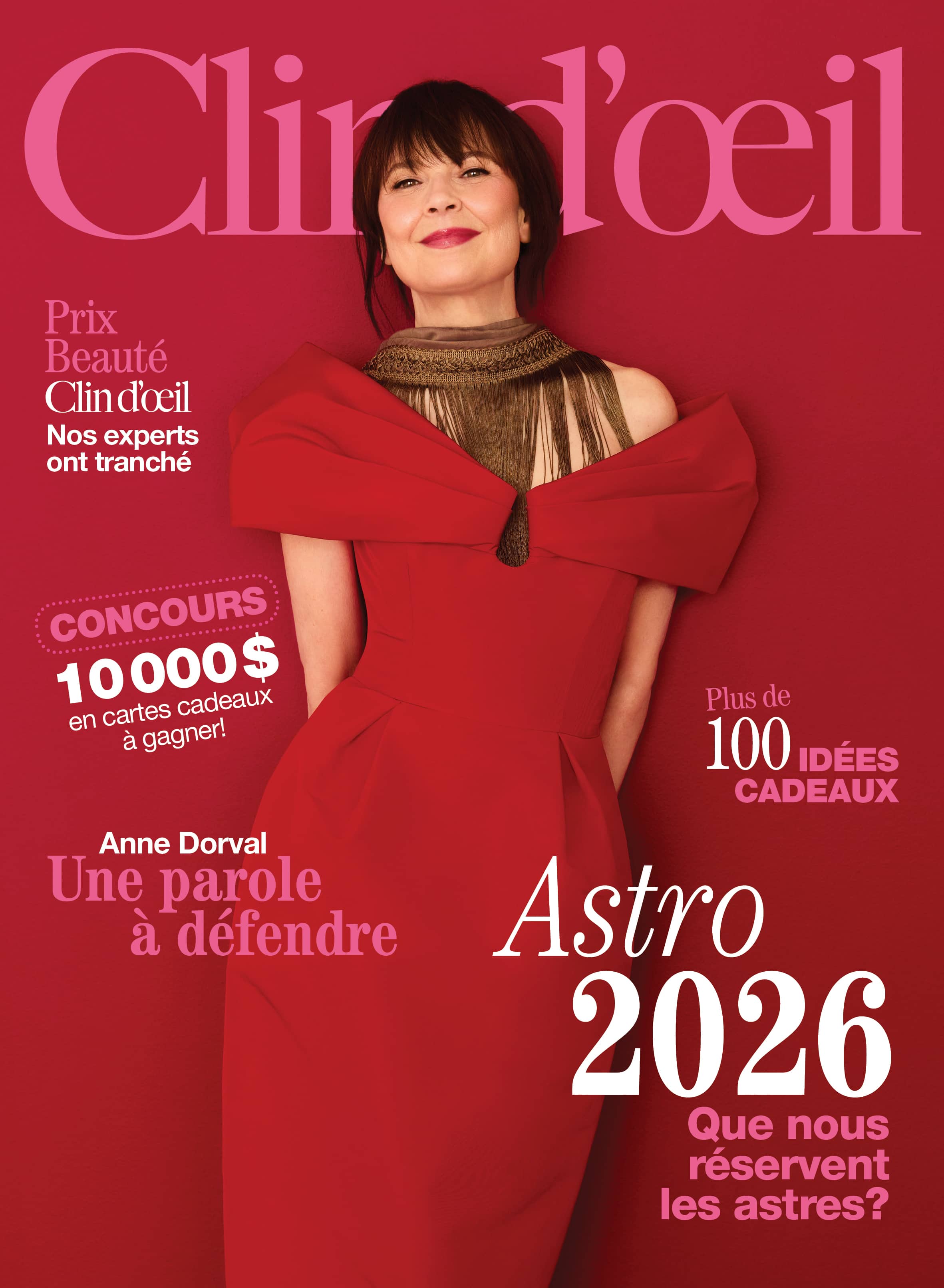 Anne Dorval brille en couverture du «Clin d'œil»