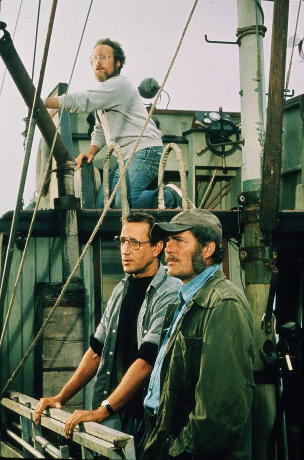Richard Dreyfuss, Roy Scheider et Robert Shaw.