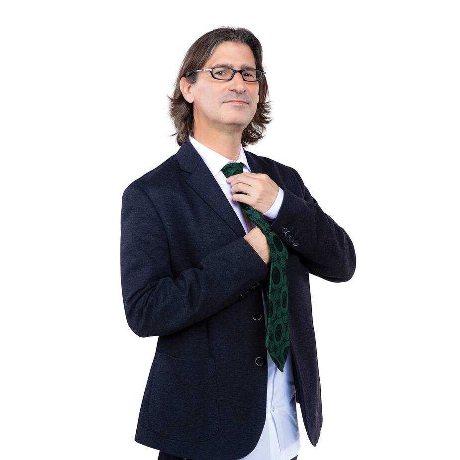 L’animateur, Jean-René Dufort.