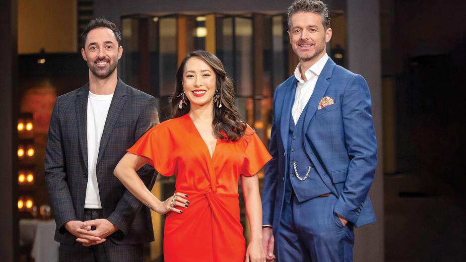 Les trois nouveaux juges: Andy Allen, Melissa Leong et Jock Zonfrillo.