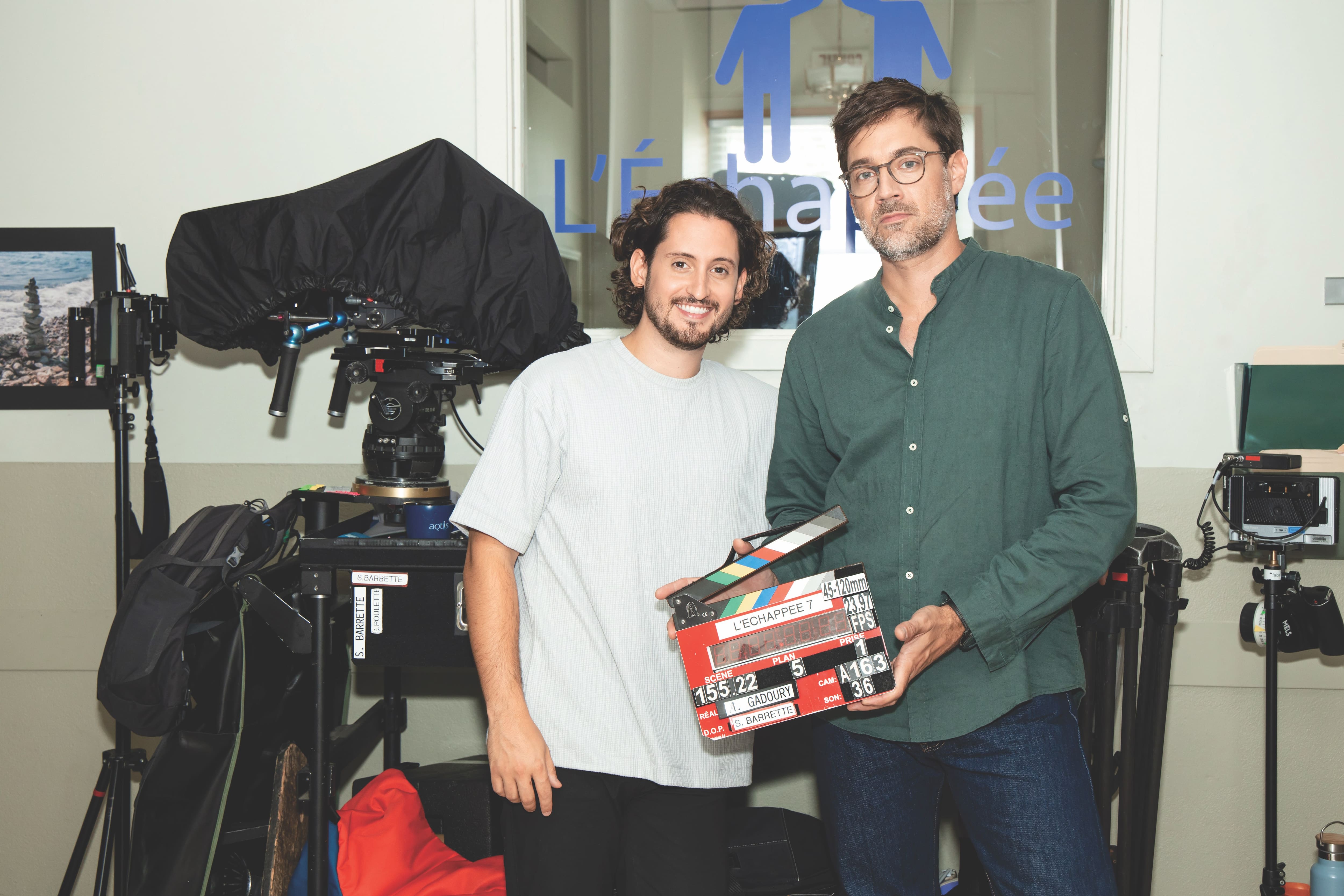 Visite exclusive sur le plateau de L’Échappée