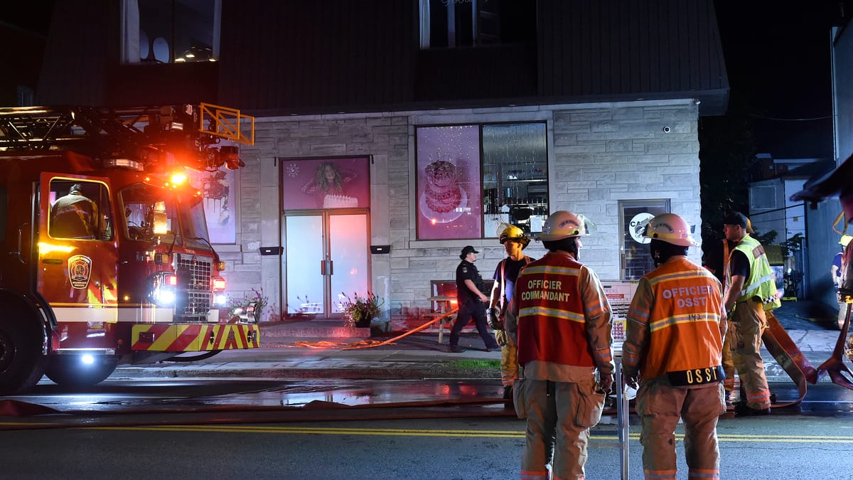 Incendie suspect: 25 000$ de dégâts dans un commerce de Longueuil