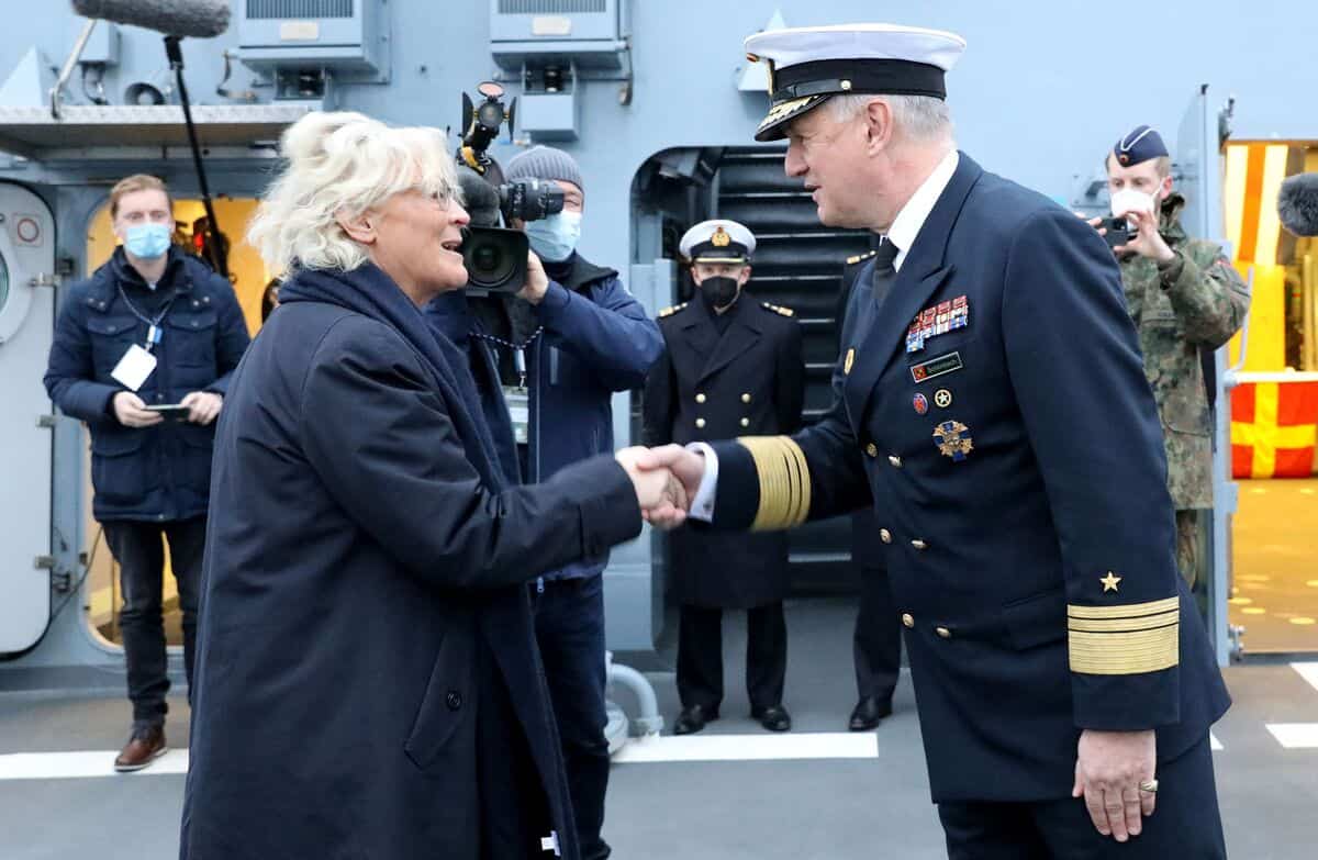 D&eacute;mission du chef de la Marine allemande apr&egrave;s des propos controvers&eacute;s sur l&rsquo;Ukraine