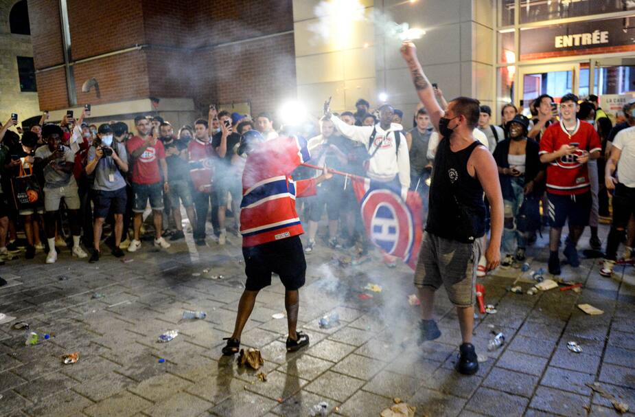Image principale de l'article Une arrestation après la victoire du Canadien