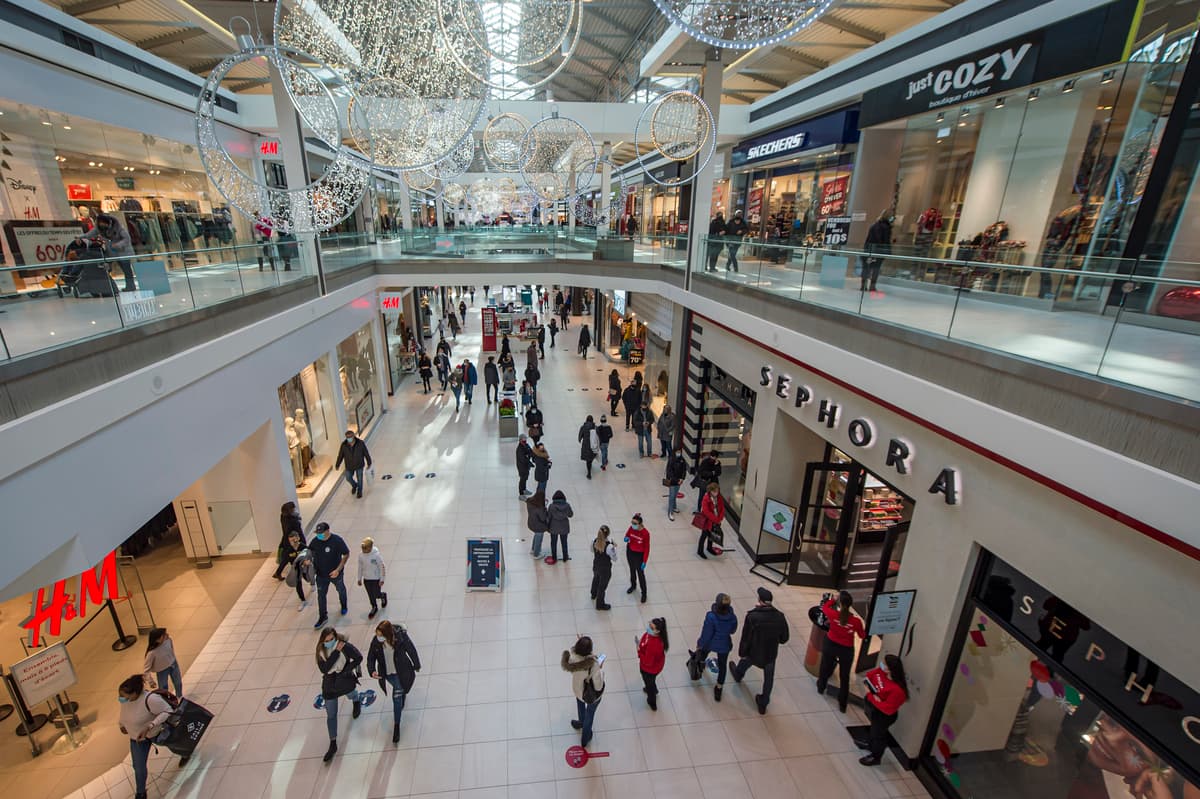 Les centres commerciaux renouent avec leur client&egrave;le, apr&egrave;s deux ans de pand&eacute;mie