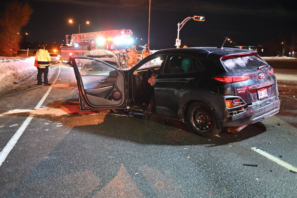 [EN PHOTOS] DufferinMontmorency autre accident près du nouveau radar