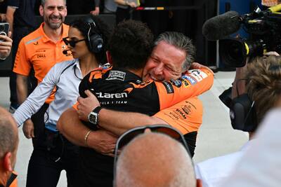 Lando Norris burla al maestro Max Verstappen en el Gran Premio de Miami