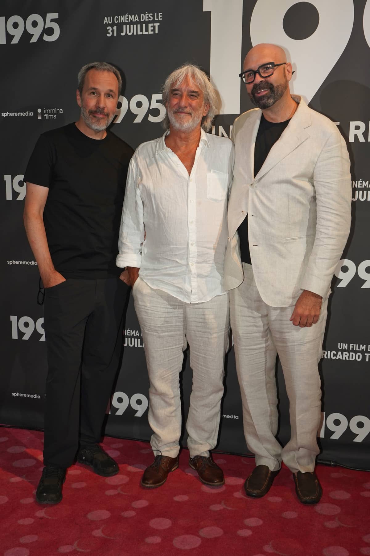 [PHOTOS]  De la gran visita: Denis Villeneuve en la alfombra roja de la película “1995” de su amigo Ricardo Trogi