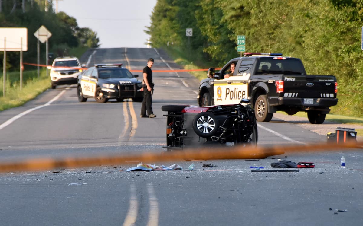 Un homme de 92 ans en quadriporteur frapp&eacute; par une voiture pr&egrave;s de Drummondville