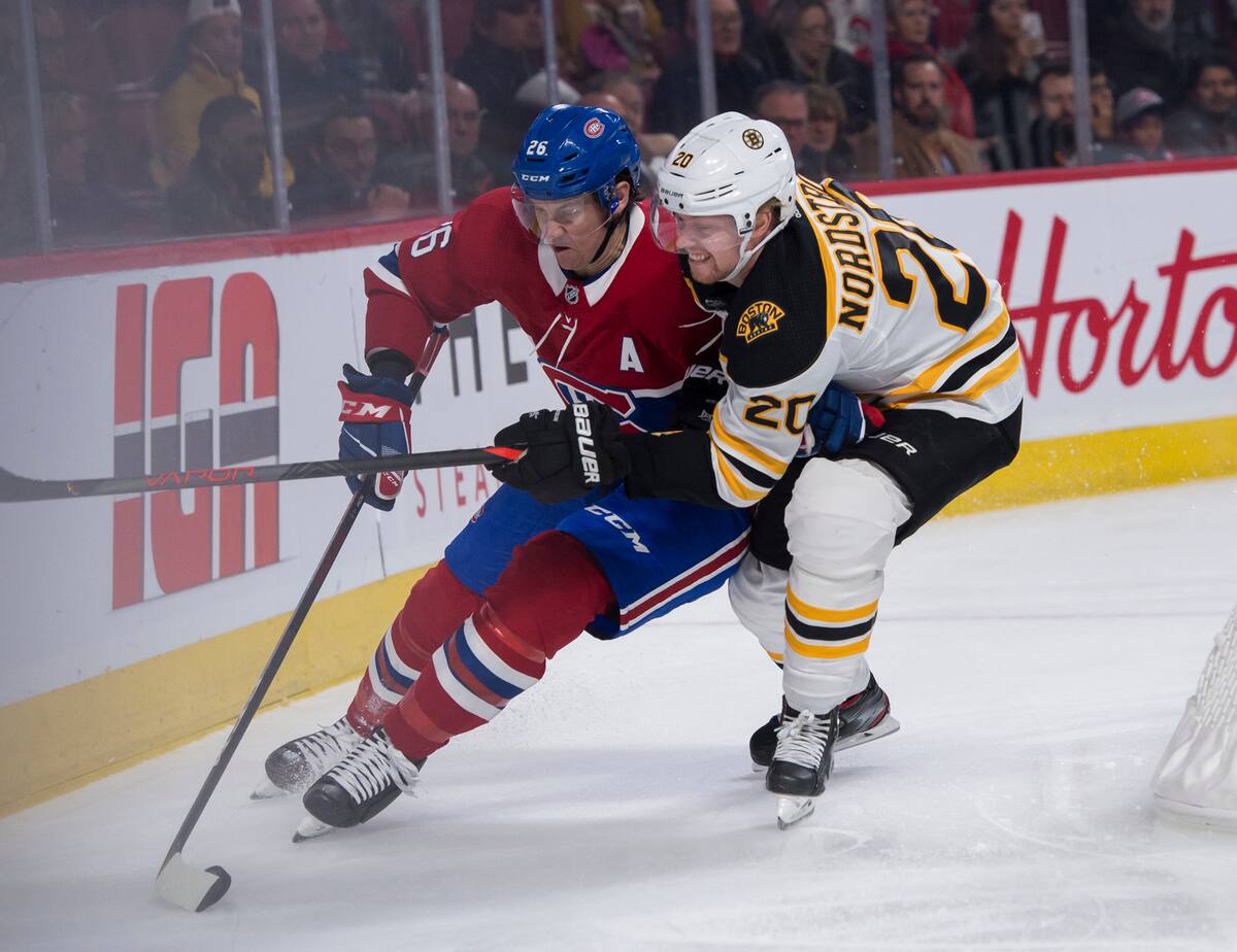 Le match Canadien-Bruins de samedi report&eacute;