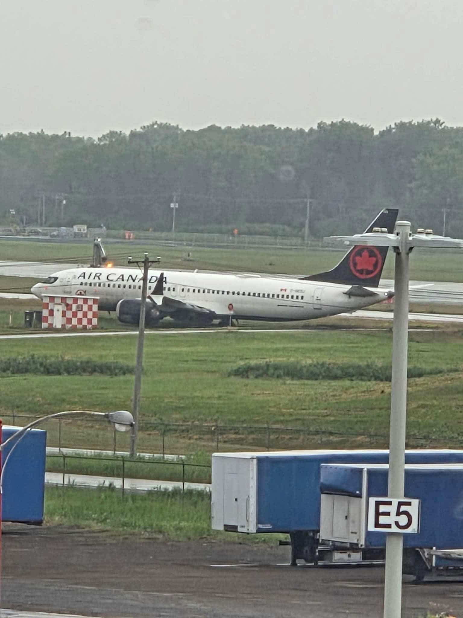 Un avion d’Air Canada fait une sortie de piste après son atterrissage à Montréal