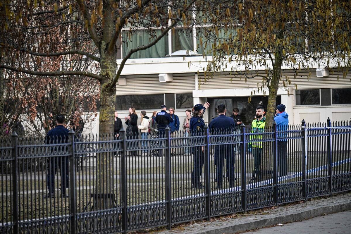 Deux morts dans une attaque dans un lyc&eacute;e en Su&egrave;de, un &eacute;l&egrave;ve interpel&eacute;