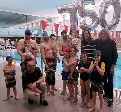 Thanks to the generosity of Geneviève Marcon, 750 children can participate in free swimming lessons at the Saint-Roch YMCA pool.