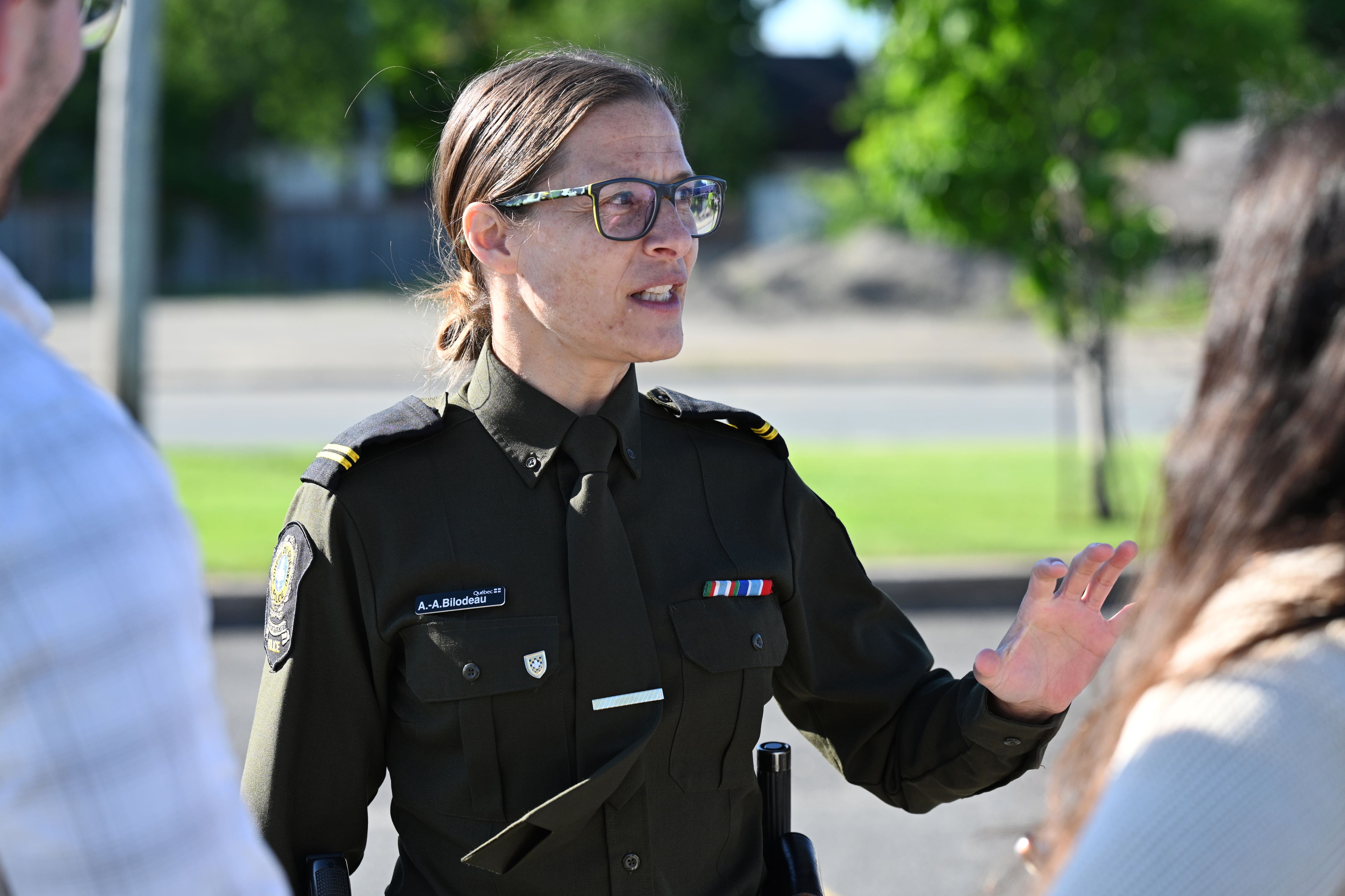 Audrey-Ann Bilodeau, porte-parole de la Sûreté du Québec.