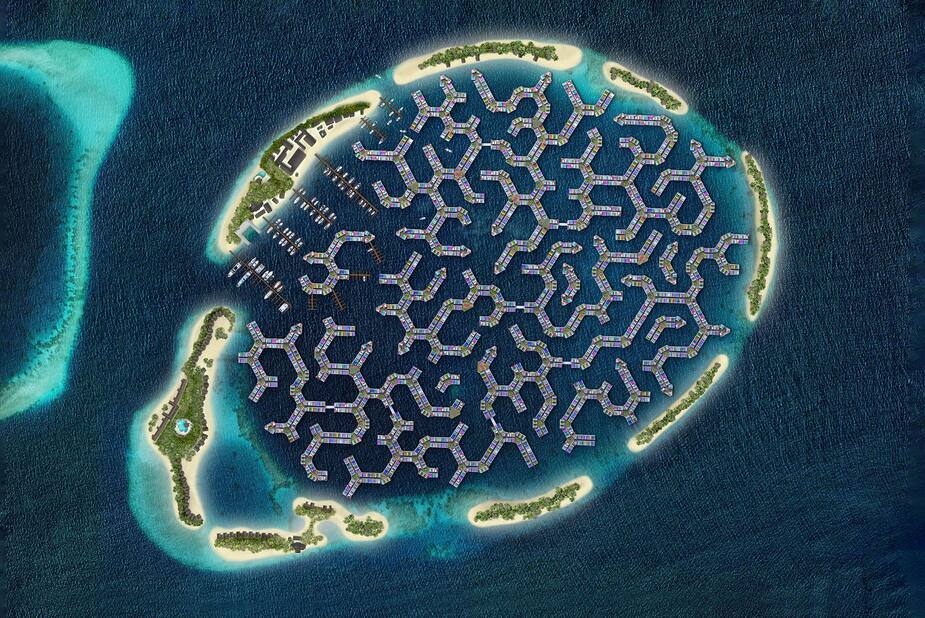 Image principale de l'article Aux Maldives, une ville flottante verra le jour
